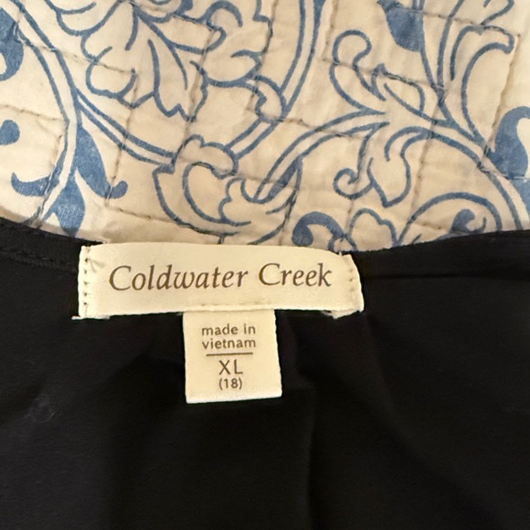 Long open front black jersey vest - Picture 5 of 6